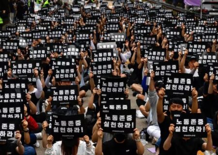 کارگران سامسونگ برای اولین بار در تاریخ اعتصاب می‌کنند
