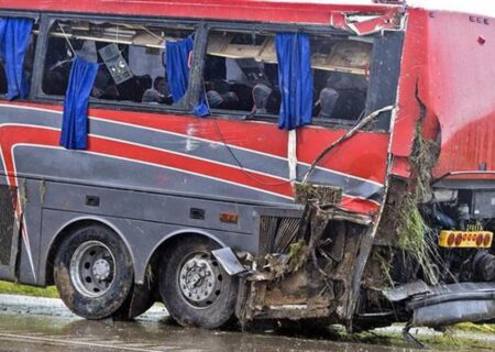 ۸ کشته و ۴۵ زخمی در حادثه واژگونی اتوبوس در فلوریدا